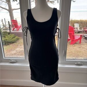 Separate Scene Lace-Up Mini Dress 🖤✨